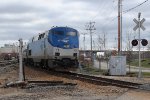 Amtrak 694 Heads Onto The Mainline